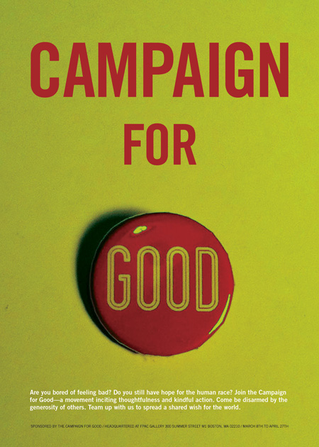 Campaign For Good Poster